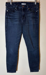 Good American Good Waist Crop Jeans Dark Wash‎ Size 6/28 Photo 0