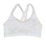 Lululemon Energy Bra Women 6 White Fair Strappy Crossback Sports Bra Photo 0
