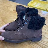 UGG Romely Heritage Women's Size 7 Brown Suede Lace-Up Outdoor Snow Boots S60 Photo 0