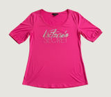 Victorias Secret Super Model Essentials Pink Modal Sleep Shirt Nightgown LG Photo 0
