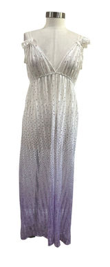 Vintage Berkleigh Petite Slip Dress Lace Trim Maxi‎ Nightgown Fairycore S/M Photo 0