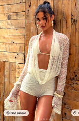 3 piece lace set White Photo 0