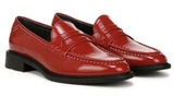 Franco Sarto Women's Red Patent Leather Eden Studded Loafers Slip On Size 8 Photo 0