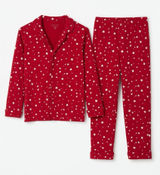 red star Pottery Barn Kids adult/women’s size M pajama set Photo 0