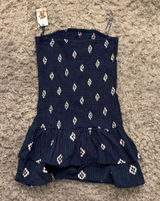Sincerely Jules strapless navy dress Photo 0