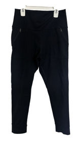 Aerie Black The Hugger Legging Hi-Rise Large Zipper Pockets Lounge Stretch Photo 0