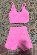 Aerie offline pink shorts set Photo 0