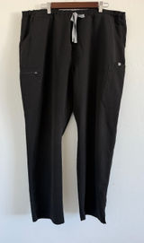 FIGS Yola Scrub Pants Women’s XXL Black Slim Straight Technical Collection TW200 Photo 0