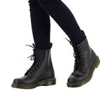 Dr. Martens 1460 Women's Black Lace-Up Combat Boots Photo 0
