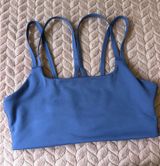 The North Face Blue Strappy Sports Bra Photo 0