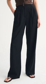 Abercrombie & Fitch Sloane Linen Blend Tailored Wide Leg Pant Size XXS Photo 0