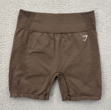 Gymshark Vital Seamless 2.0 Shorts Athletic Biker Athleisure Brown Women's XL Photo 0