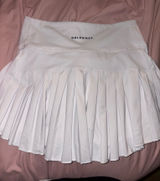 Gold Hinge Skirt White Photo 0