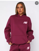 White Fox Boutique 11th Street Sweet Kisses Oversized Hoodie S/M Photo 0