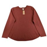 Duluth Trading Womens Shiftless Crewneck Sweater‎ XXL Henna Red Brown 82805 NEW Photo 0
