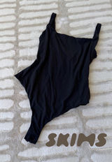 SKIMS Black Bodysuit Sculpt Seamless Thong Photo 0