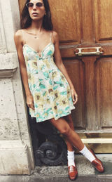 Nwt Free People Altura Printed Mini Dress Photo 0