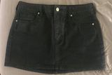 black Hollister Jean skirt Photo 0