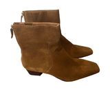The Lexie Ankle Boot in Warm Chestnut Suede Size 9 Photo 0