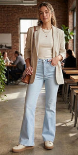 Levi’s Ribcage High Rise Bootcut Light Wash Jeans 27. Photo 0