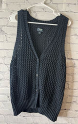Maeve Tammie Jo mesh Knit Button-Front womens Sweater Vest small Photo 0
