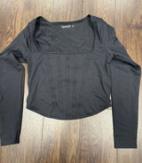 Abercrombie &‎ Fitch Soft A&F Collection Corset Top - Black - Size M Photo 0