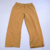FP Movement Sweatpants Women XS Gold Wide Leg French Terry Back Pocket Yoga Pant Photo 0