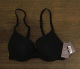 Auden Womens Luxe Stretch Comfort Wire Demi Adjustable Bra 94266713 Black 34B Photo 0