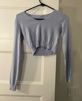 John Galt Cropped Long Brandy Melville Sleeve Top Photo 0