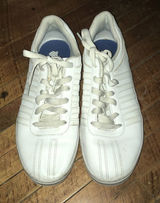 K-Swiss classic white low top sneaker/tennis shoes Photo 0