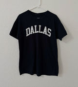 Dallas Graphic Tee Black Short Sleeve T Shirt Size Medium Photo 0
