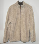 Southern Shirt Women’s Beige Half Zip Casual Sherpa Pullover Size‎ Medium Photo 0