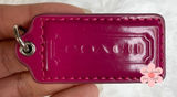 2" COACH Fob Bag Charm Hang tag Hangtag Photo 0