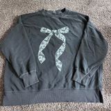 Aerie bow crewneck sweatshirt Photo 0