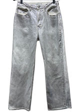Abercrombie‎ & Fitch Curve Love 90s Relaxed Jeans High Rise Metallic Sz 28/6 Photo 0