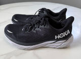 Hoka one W Clifton 8 wideBlack and White Road Running Shoes without insoles Photo 0