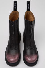 CAMPER Milah Black and Pink Leather Mid Boots, Size EU38/US7.5 NWOT Display pair Photo 0