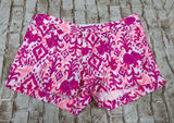 Lilly Pulitzer Liana Short Bright Pink Magenta Tons Of Fun Size 0 NWOT Photo 0