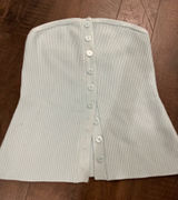 Abercrombie light blue ribbed tube top Photo 0