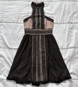 Venus NWT Michael‎ Costello X Revolve Mini Dress Womens XS Black Pink Fairy Whimsigoth Photo 0