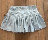 Light Blue Gold Hinge Skirt Photo 0