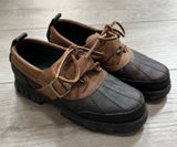 Vtg Ralph Lauren Polo Sport Weatherproof‎ Leather Rubber Slip On Duck Boots 5.5 Photo 0