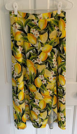 Show Me Your Mumu Flirt Skirt Darling Dolls Green Floral Midi Large Photo 0