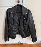 Black leather jacket Photo 0