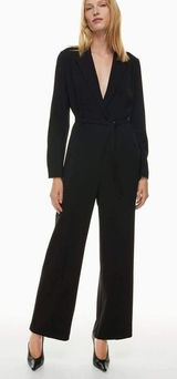 Babaton Innovator Jumpsuit Size XS Black Tailored Wide Leg Minimalist Chic‎ Photo 0