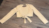 Zara open back with tie women's‎ shirt, size small Photo 0
