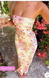 Beginning Boutique Yellow Maxi Dress Photo 0