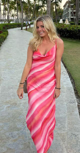 Charlie Holiday Pink Maxi Dress Photo 0