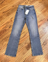 NWT‎ Zara Stove Pipe Jeans Womens US 4 Light Wash High Rise Straight Leg Denim Photo 0