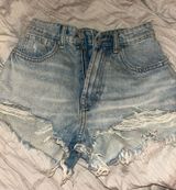 ZARA Jean Shorts Photo 0